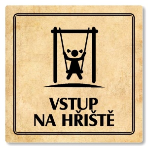 Vstup na hřiště, 100x100mm, pergamen, Utah